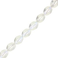 Czech Pinch beads kralen 5x3mm Crystal ab 00030/28701